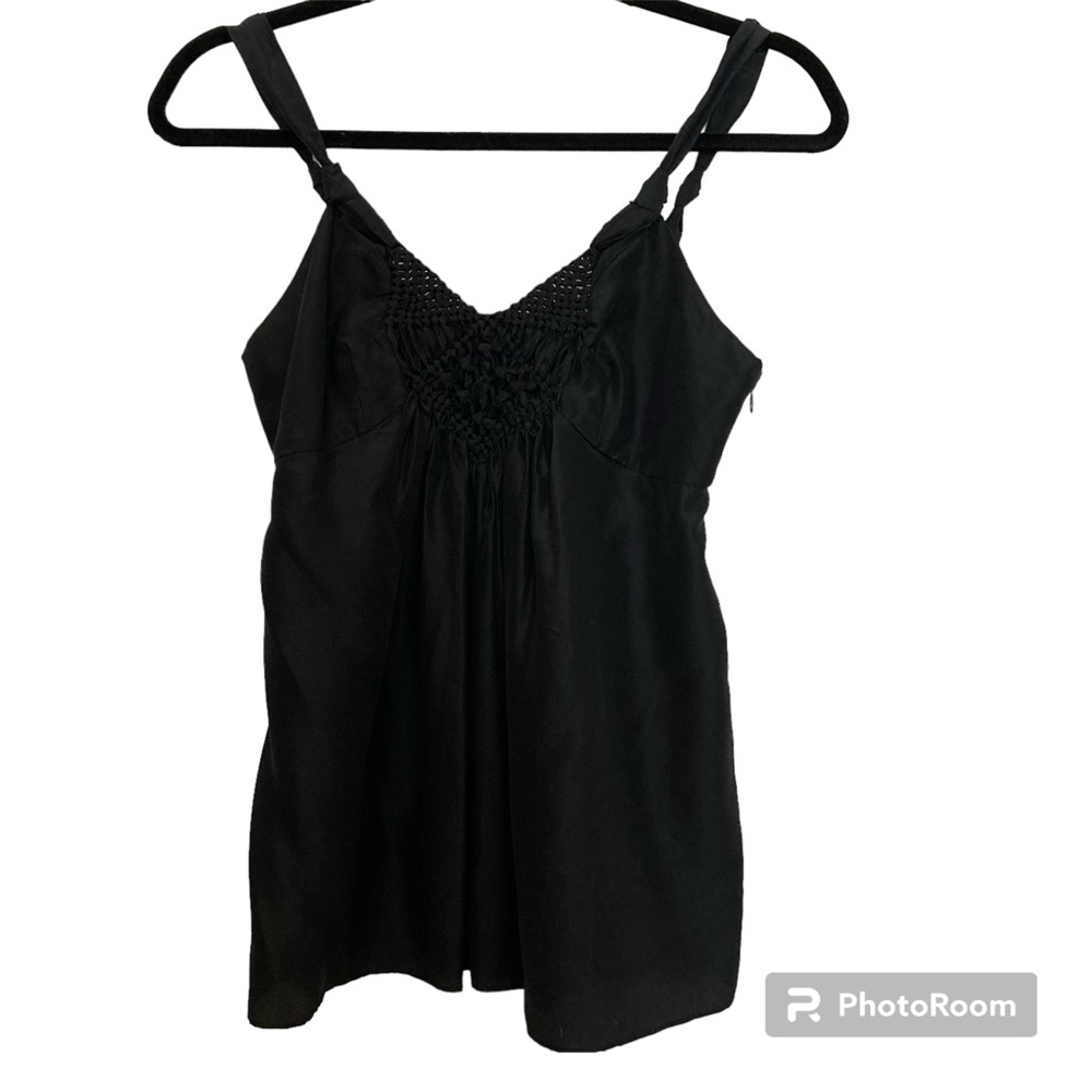 BANANA REPUBLIC BLACK SILK CAMI TOP—LIKE NEW!!!